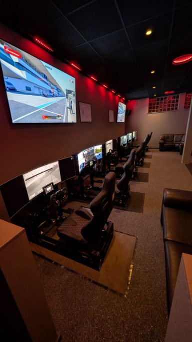 Blick aus VIP-Lounge